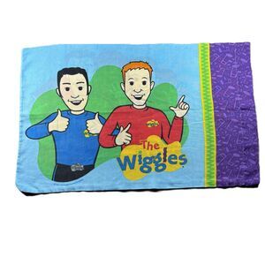 The Wiggles Vintage Pillowcase Standard Size 2003 Dan River Double Sided